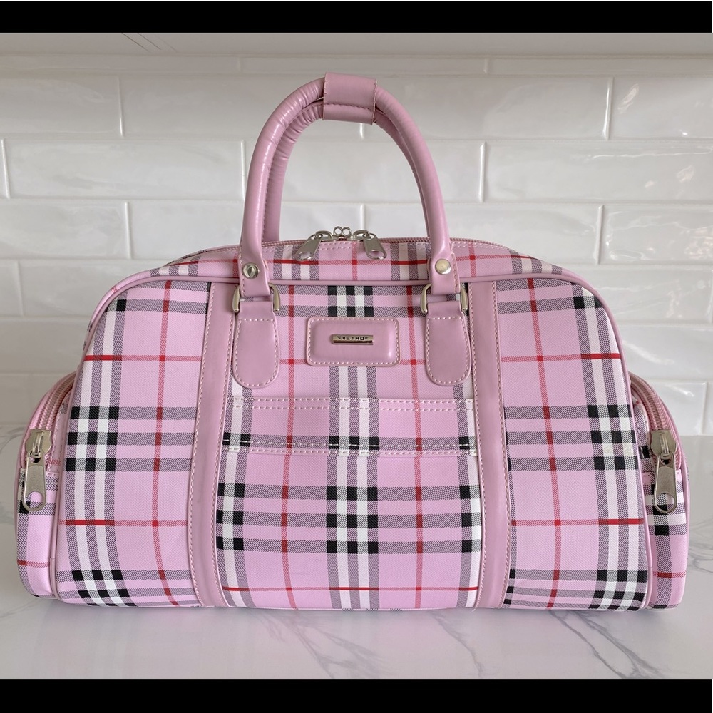 Pink Overnight Travel Bag